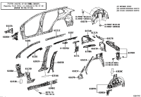 610370R907-REINFORCEMENT SUB-ASSY, CENTER BODY PILLAR, RH