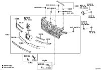 53101V2030A0-GRILLE RADIATOR