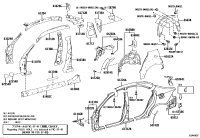 5874253030-PROTECTOR, QUARTER PANEL, LH