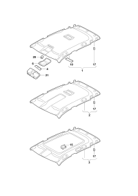 5GD867071RM5-Cover, for sensor storm ash
