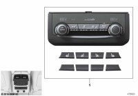 61316999435-Rear seat area, service module air conditioner operation panel