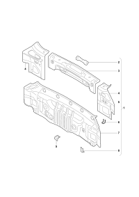 5JK813301B-Rear end panel assy