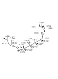 313202D500-TUBE ASSY-FUEL FEED