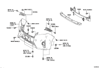 5211558060-SUPPORT, FRONT BUMPER SIDE, RH