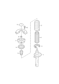 RUBBER BUFFER-SUSPENSION