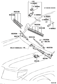 8515060311-LINK ASSY, WINDSHIELD WIPER