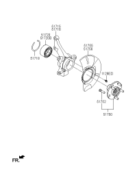 51715B3000-KNUCKLE-FRONT AXLE,LH