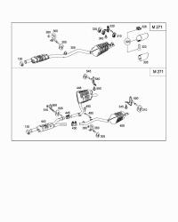 2124901335-HOSE,BY PASS RADIATOR-C(W204)
