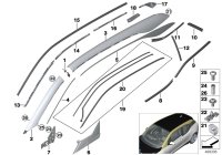 51127317277-Fit seal roof f lh