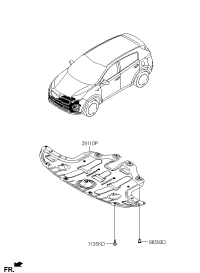 29110F1500-PNL ASSY-UNDER COVER