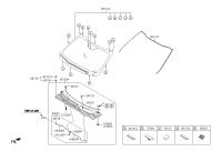 861104M010-GLASS ASSY-WINDSHIELD