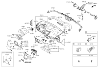 974800U0009Y-DUCT ASSY-SIDE AIR VENT RH