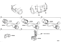 89348YY040A0-RETAINER, ULTRASONIC SENSOR, NO.1