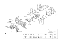 84135B1000-UNDER COVER ASSY-FLOOR FR,LH