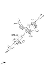 934101X031-SWITCH ASSY-LIGHTING & T/SIG