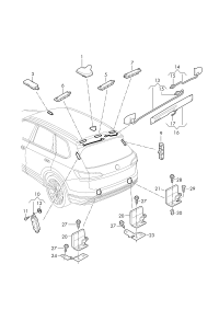 4N0035503AF-Antenna assy-roof
