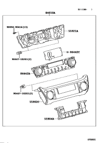8644260450-Plate, heater control switch