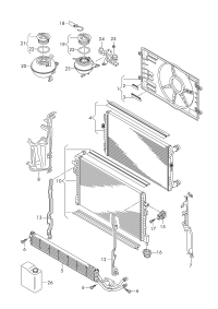 5G0121283AF-SUPPORT ASSY, INSULATOR