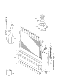 5Q0121251EB-RADIATOR VW-BORA/AUDI/SKODA