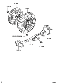 3121026172-COVER ASSY, CLUTCH