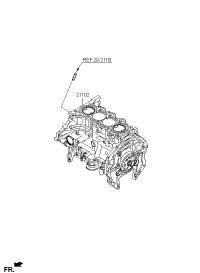 211022EW00-ENGINE ASSY-SHORT