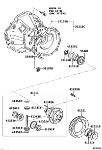 90311C0012-OIL SEAL, FRONT DRIVE SHAFT, RH