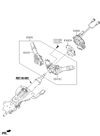 934902M500-CONTACT ASSY-CLOCK SPRING