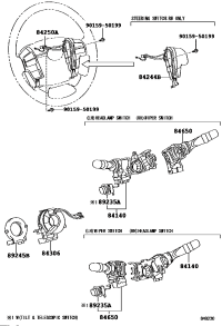 8425060250-SWITCH ASSY, STEERIN