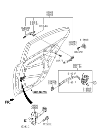 794903R000-CHECKER ASSY-RR DR R