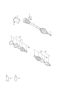 5Q0407720A-Insulator-heat