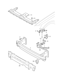 4M0807109C-Frame compl f obk