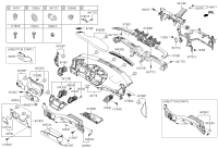 84852F8100TRY-Shroudsteeringcolumnlwr