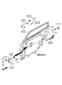 794903N000-CHECKER ASSY-RR DR R