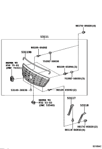 531000N050-GRILLE RADIATOR
