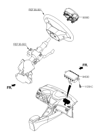 56900C5000-Module assy., air bag driver