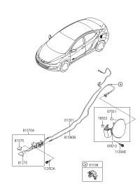 695103X001-DOOR-FUEL FILLER
