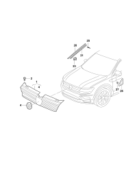 2GG854327A-DEFLECTOR/LH/PASAT/2006-2011