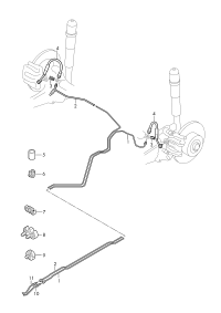 5Q0611775G-HOSE-BRAKE RR