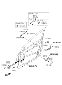 793803S000-CHECKER ASSY-FR DOOR