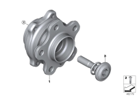31208095641-WHEEL HUB WITH BEARING/G30