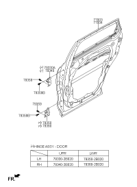 77003C5000-PANEL ASSY-REAR DOOR,LH