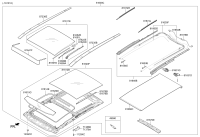 81610C5000-PNL ASSY-PANORAMAROOF FRT GLA