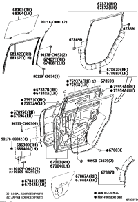 670030E130-PANEL SUB-ASSY, REAR DOOR, RH