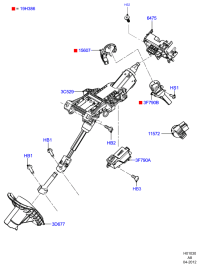 1S7T11572AD-Switch assy-ignition