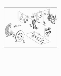 0074207120-BRAKE PAD RER-C(W205)
