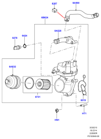 LR000680-GASKET,W.PUMP INLET