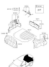 857011X001WK-MAT ASSY-LUGGAGE COVERING