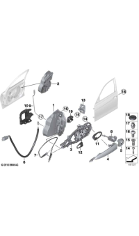 51217318409-Locking system lh