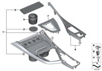51166993607-Finisher, center console w/drink