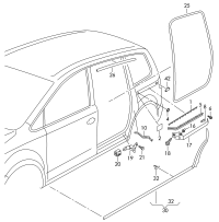 7N0868623C-Gasket (self-adhesive)